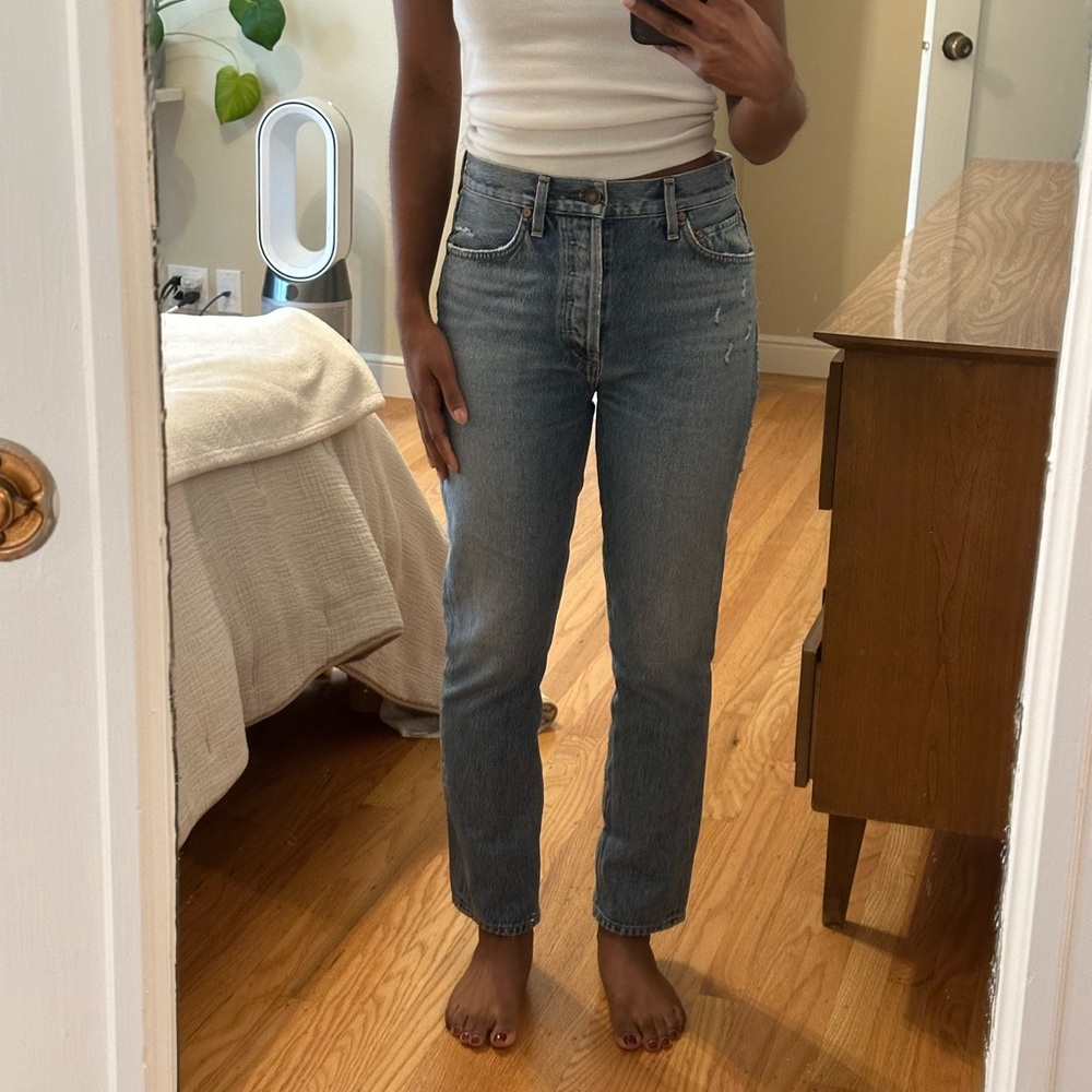 Agolde Straight Leg Crop